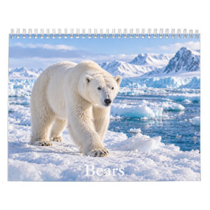 Majestätischer Bären-Wildnis- und Naturkalender Kalender