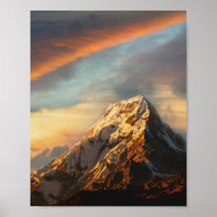 Majestätischer Berg Poster