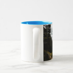 Majestätischer Berglandschaft-Kaffeebecher Szeni Zweifarbige Tasse