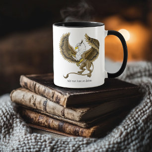 Majestätischer brauner Fantasy-Greif mythischer Gr Tasse