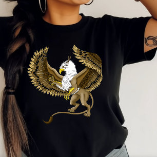Majestätischer brauner Fantasy-Greif mythischer Gr Tri-Blend Shirt