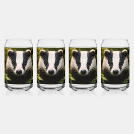 Majestätischer britischer Dachs Highball Dosenglas