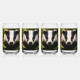 Majestätischer britischer Dachs Highball Dosenglas