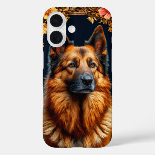 Majestätischer deutscher Schäferhund iPhone 16 Hülle