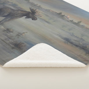 Majestätischer Elch Sherpadecke