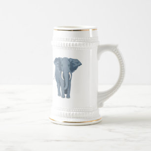Majestätischer Elefant Bierglas