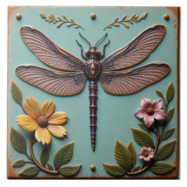 Majestätischer Flug von Anisoptera Fliese