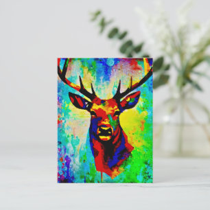 Majestätischer Hirsch - Proud Stag Postkarte