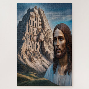 Majestätischer Jesus: Wächter des Berges Puzzle