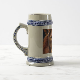 Majestätischer Löwe  Bierglas
