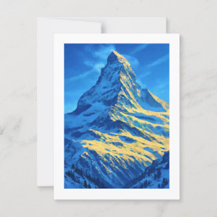 Majestätischer Matterhorn Postkarte