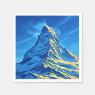 Majestätischer Matterhorn Serviette