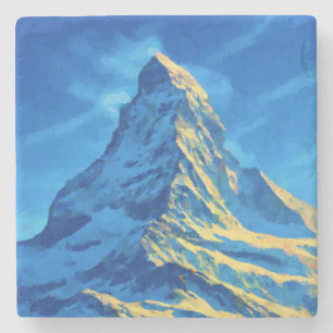 Majestätischer Matterhorn Steinuntersetzer