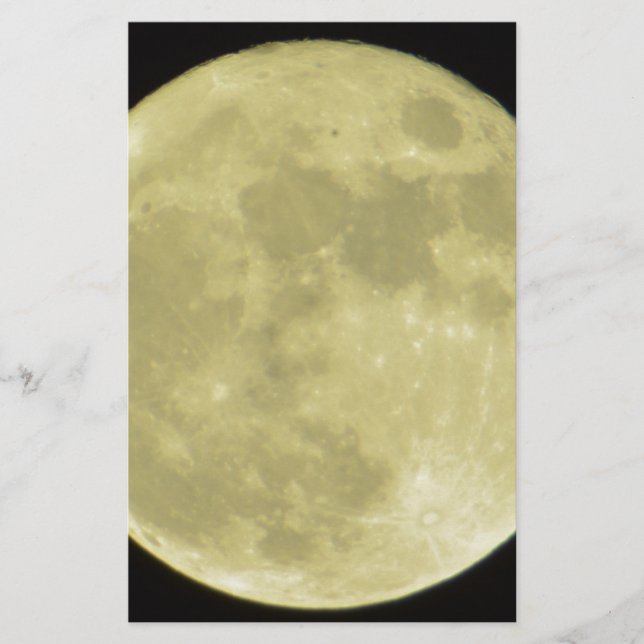 Majestätischer Mond Briefpapier (Vorderseite)