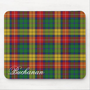 Majestätischer schottischer Clan-BuchananTartan Mousepad