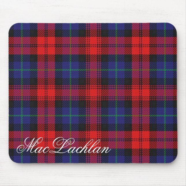 Majestätischer schottischer Clan MacLachlan Tartan Mousepad (Vorne)