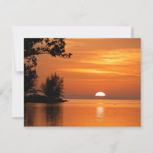 Majestätischer Sonnenuntergang in Florida Keys Postkarte
