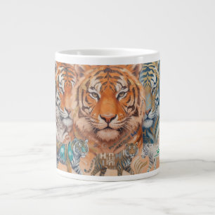 Majestätischer Tiger Jumbo-Tasse