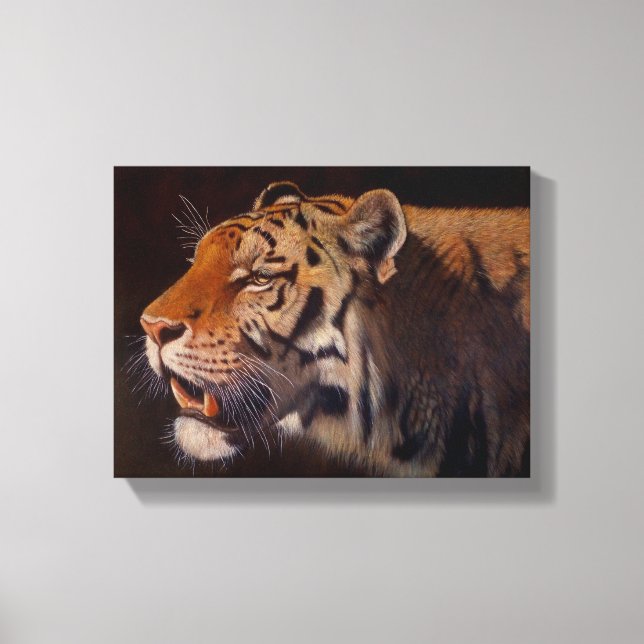 Majestätischer Tiger Klein Leinwanddruck (Vorderseite)