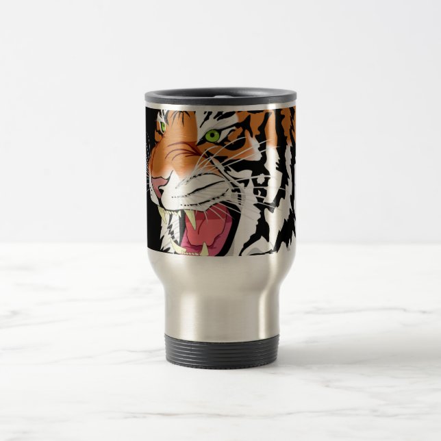 Majestätischer Tiger-Reisebecher Reisebecher (Mittel)