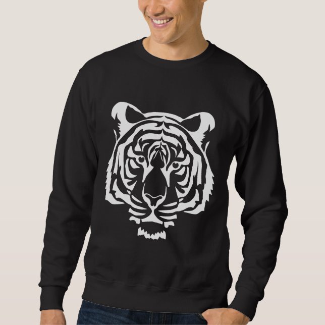 Majestätischer Tiger Sweatshirt (Vorderseite)