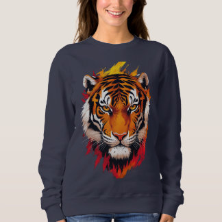 Majestätischer Tiger - Symbol für Power, Mut und K Sweatshirt