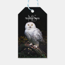 Majestätischer Winterschneeauuler Monogramm-indivi