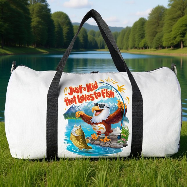 Majestätisches Adler-Aquafeest Duffle Bag (Von Creator hochgeladen)