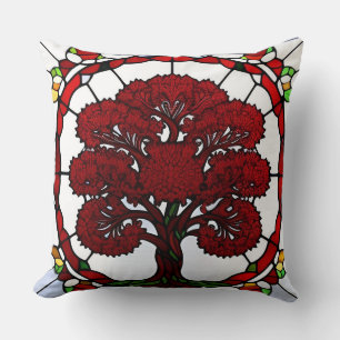 Majestätisches Baum-des-Lebens-Design Kissen