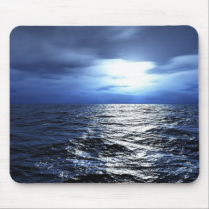Majestätisches Blau Mousepad