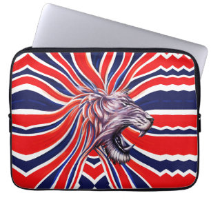 Majestätisches Brüllen Laptopschutzhülle
