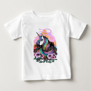 Majestätisches Einhorn Baby T-shirt
