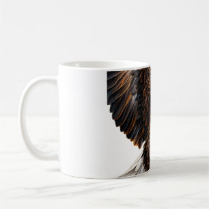 Majestätisches fliegendes Weißkopfseeadler-Grafik Kaffeetasse