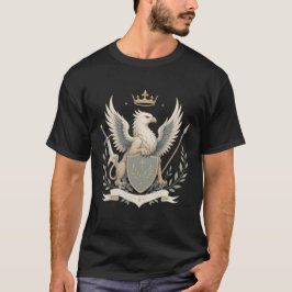 Majestätisches Greifenwappen Heraldischem Emblem T-Shirt