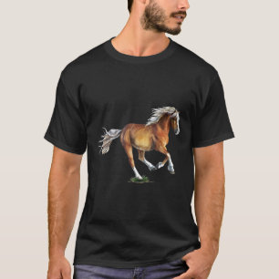 Majestätisches Haflinger Haflinger Pferd Idee T-Shirt
