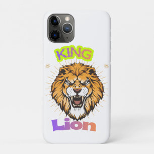 Majestätisches Königslöwen-Kronen-Porträt-Design Case-Mate iPhone Hülle