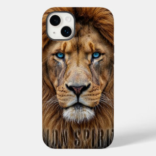 Majestätisches Löwengesicht mit blauen Augen Wil Case-Mate iPhone 14 Plus Hülle