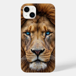 Majestätisches Löwengesicht mit blauen Augen Wil Case-Mate iPhone 14 Plus Hülle