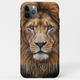 Majestätisches Löwengesicht mit blauen Augen   Wil Case-Mate iPhone Hülle