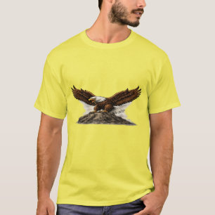 Majestätisches Weißkopfseeadler auf Felsen Grafik  T-Shirt