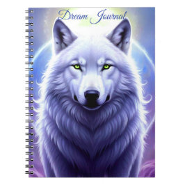 Majestätisches Wolf-Traumtagebuch Notizblock