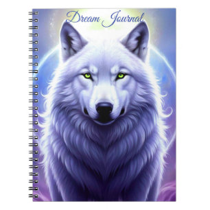 Majestätisches Wolf-Traumtagebuch Notizblock