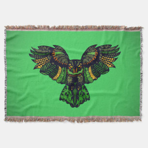 Majestätliche Smaragdeule Decke