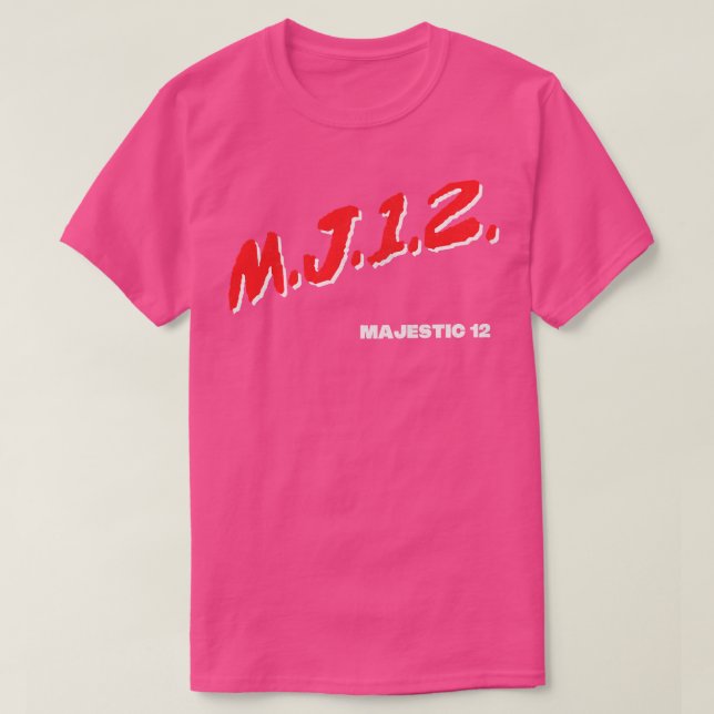 Majestic 12 MJ12 T-Shirt (Design vorne)