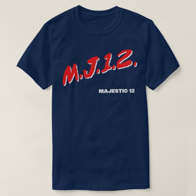 Majestic 12 MJ12 T-Shirt (Design vorne)