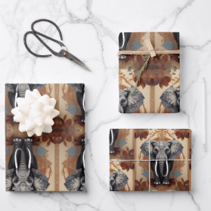 Majestic African Elephant Geschenkpapier Set