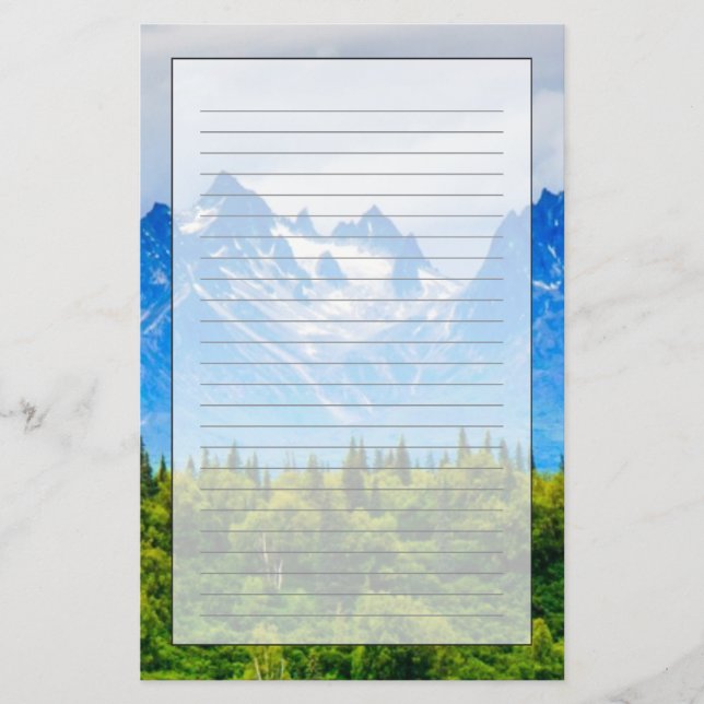 Majestic Alaska Briefpapier (Vorderseite)