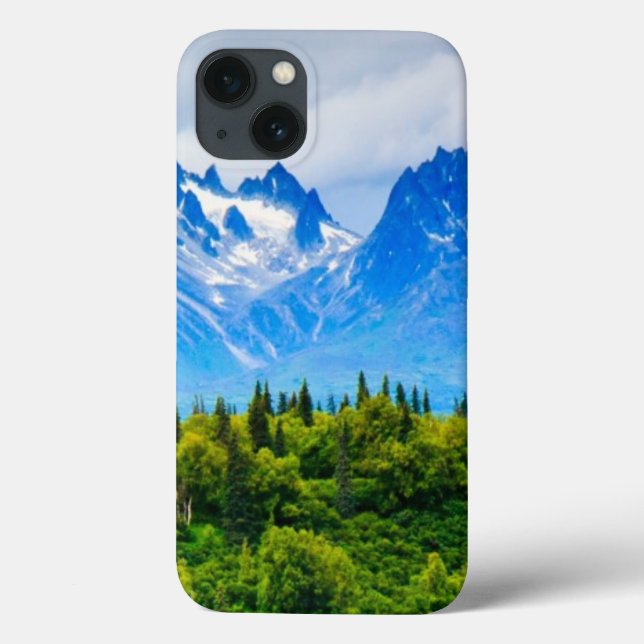 Majestic Alaska Mountains Case-Mate iPhone Hülle (Rückseite)