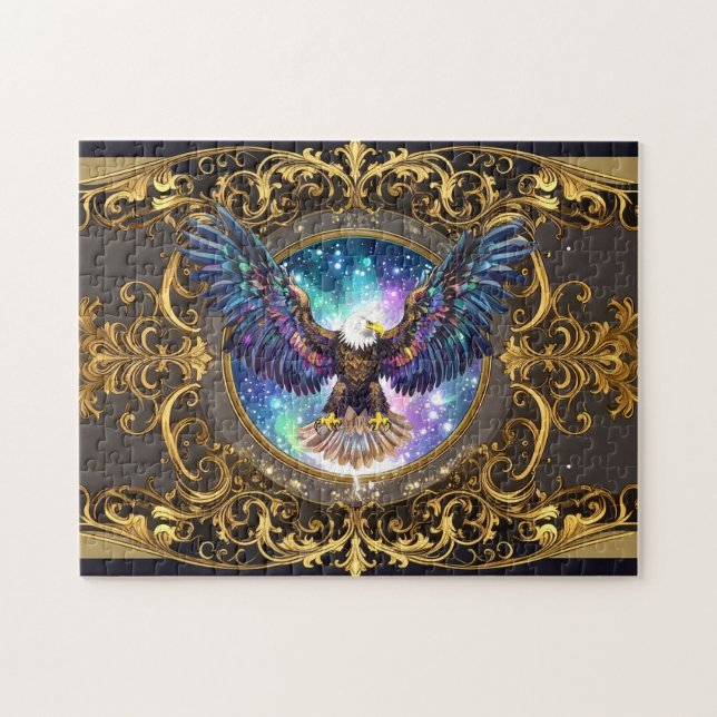 Majestic American Eagle Freedom Justice  Puzzle (Horizontal)