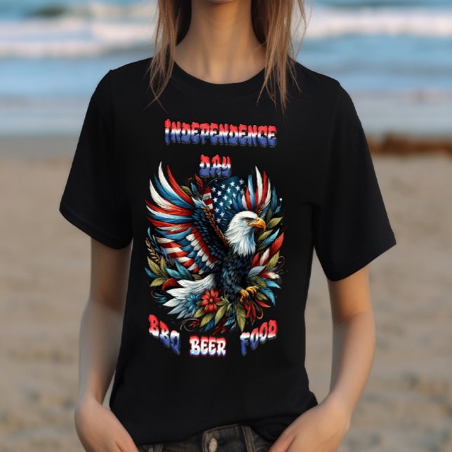 Majestic American Freedom Independence Day T-Shirt (Von Creator hochgeladen)
